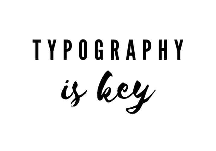 Play with typography